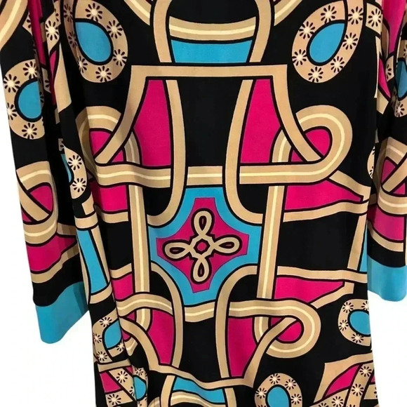 Nicole Miller heritage scarf print size M - Picture 8 of 9